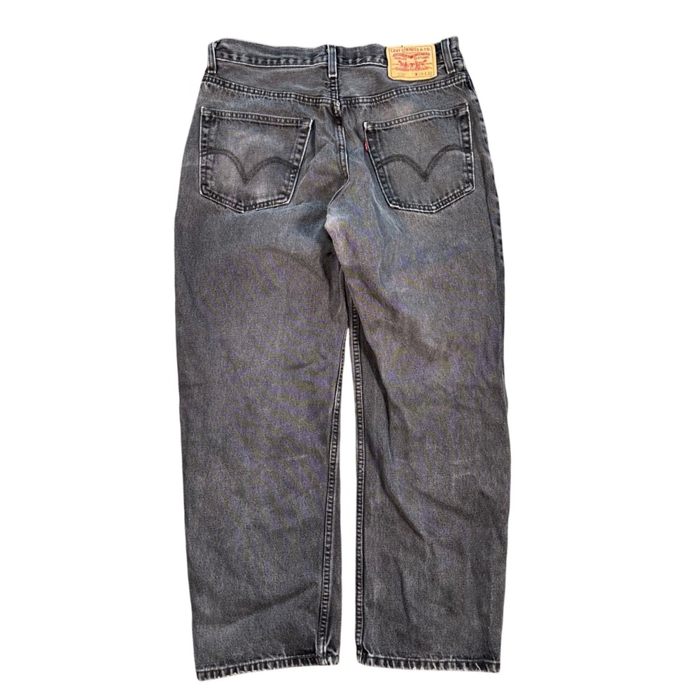 Vintage 00's Levi's 550 Relaxed Fit Black Wash Jeans